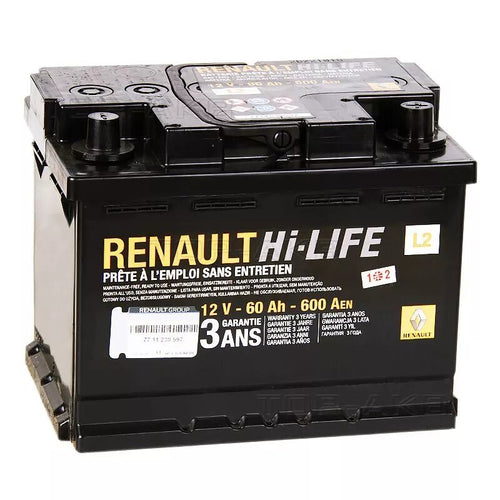 Acumulator Renault 60 Ah - 600A - 13095083