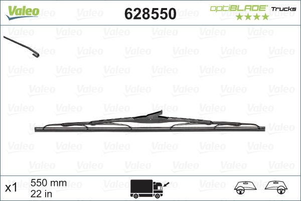 Lamela stergator 550 mm - 11182776