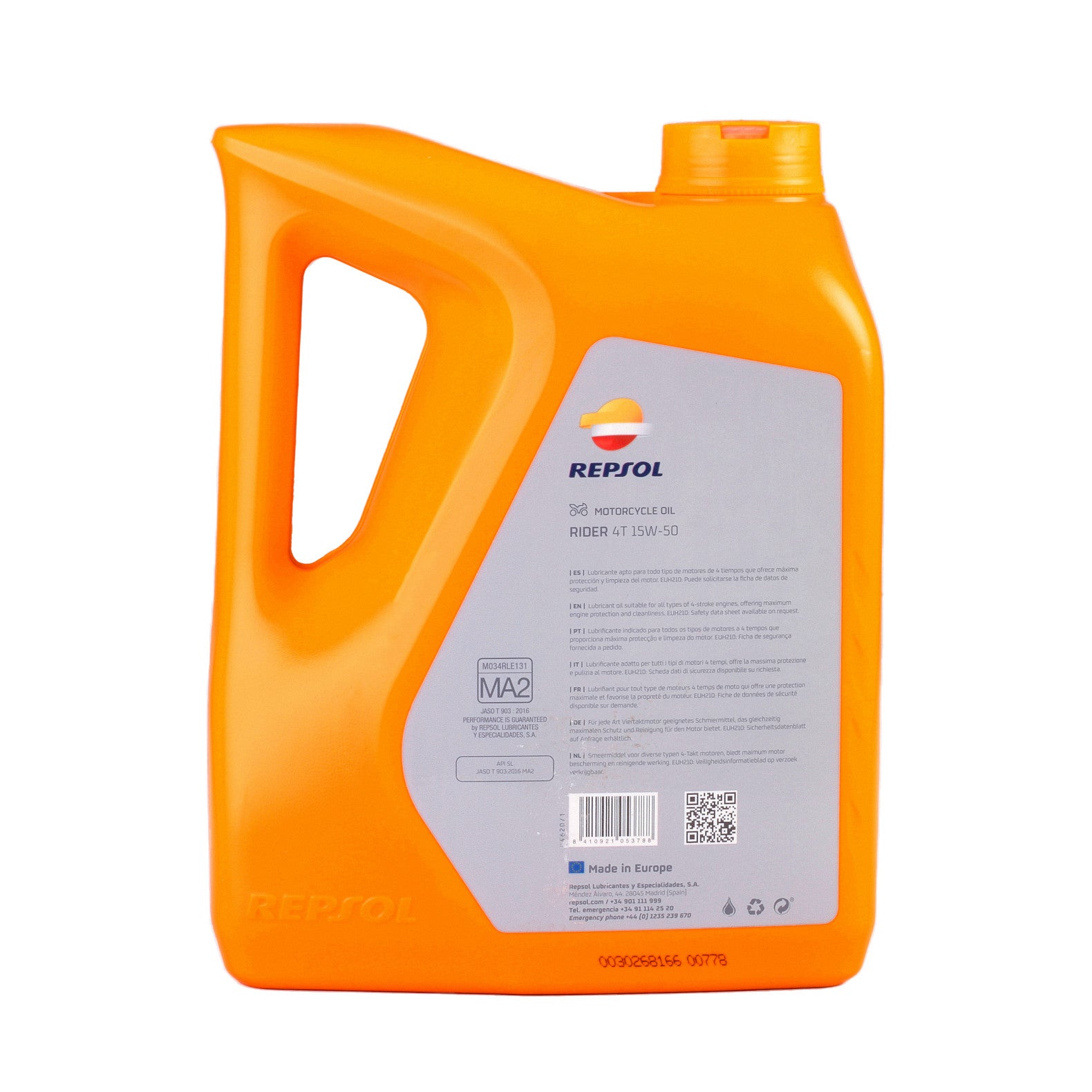 Ulei Repsol Moto Rider 4T 15W50 4L - 12183723