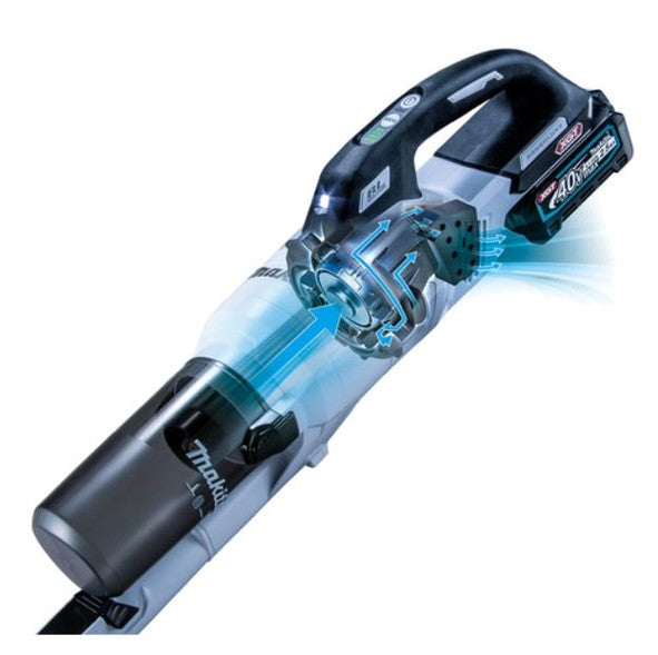 Aspirator vertical XGT 40Vmax, 20 kPa, fara acumulatori Makita - CL003GZ
