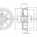 Tambur frana BF392 DELPHI