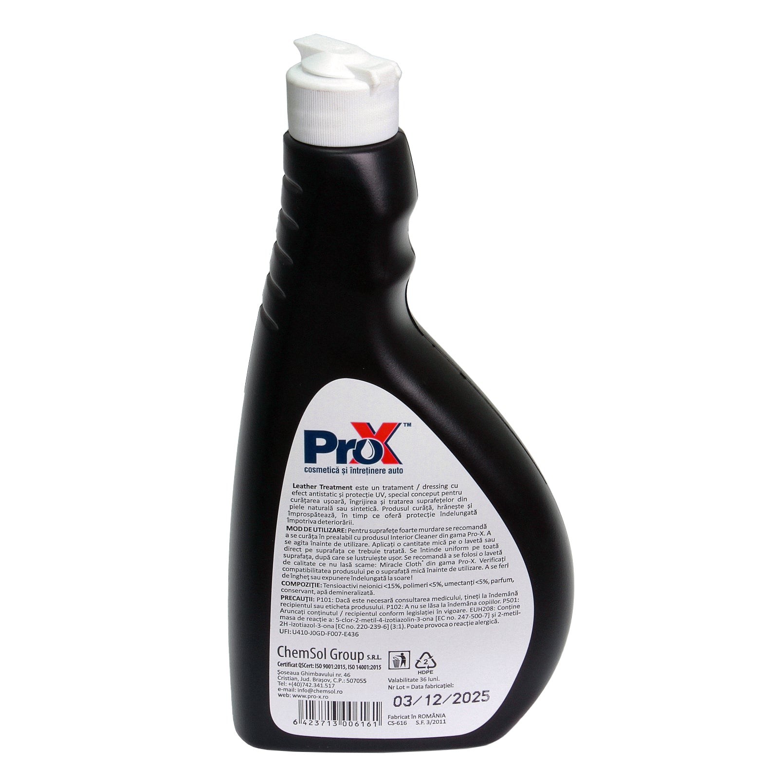 Solutie curatare piele ProX Leather Treatment 500 ml - 12210103