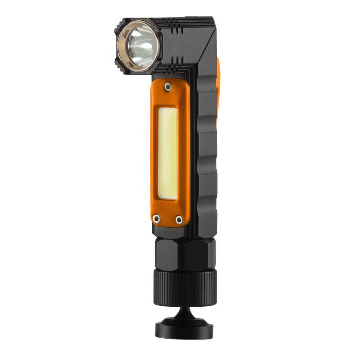 Lanterna reincarcabila USB, 3.7V Li-Ion, 300 lm 2 in 1 CREE XPE + COB, LED Neo Tools - 99034