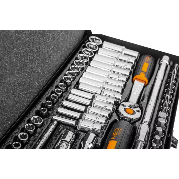 Set de chei tubulare 1/4 63 de piese Neo Tools - 10008