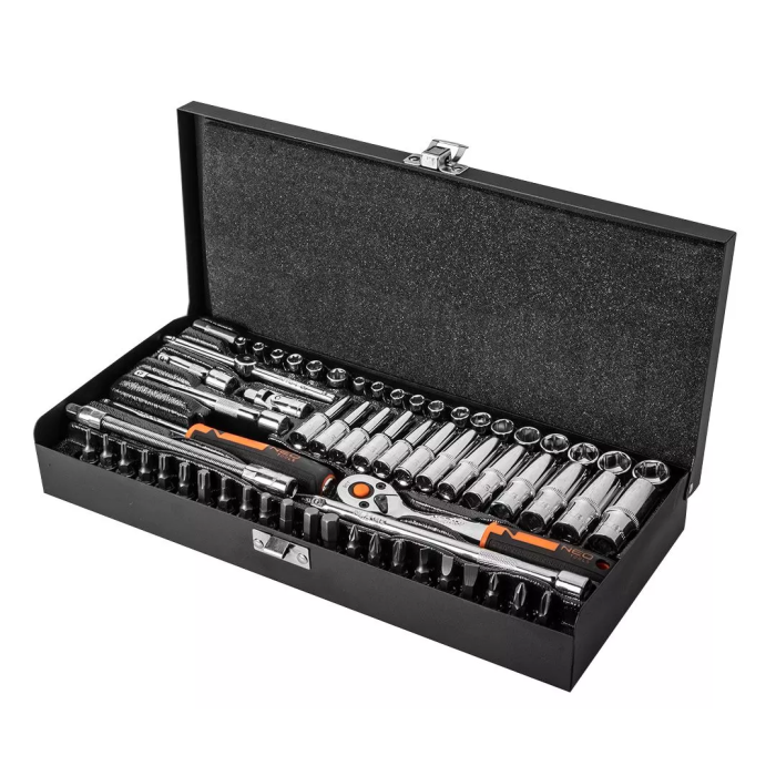 Set de chei tubulare 1/4 63 de piese Neo Tools - 10008