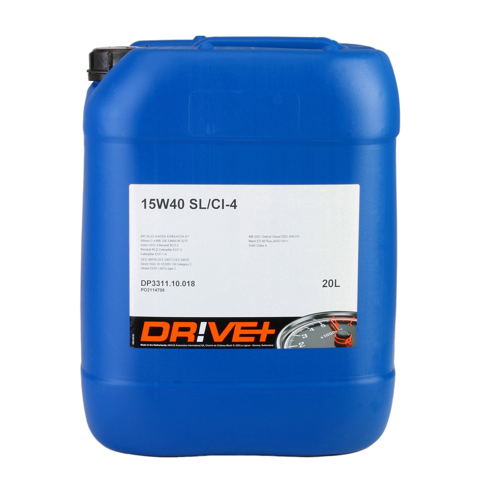 Ulei motor DRIVE+ 15W40 SL/CI-4 20L - 12127174