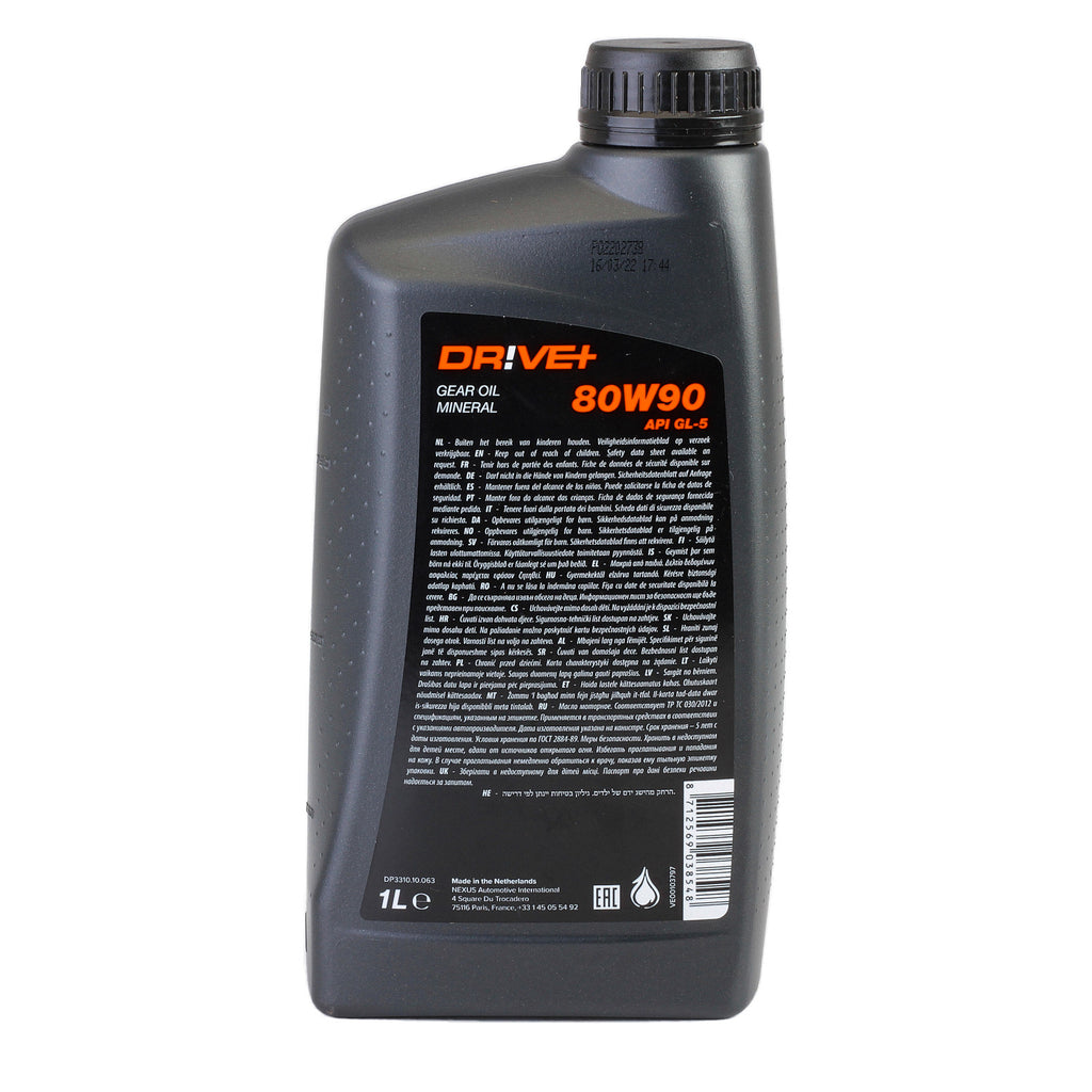 Ulei transmisii DRIVE+  80W90 GL5 1L - DP331010063