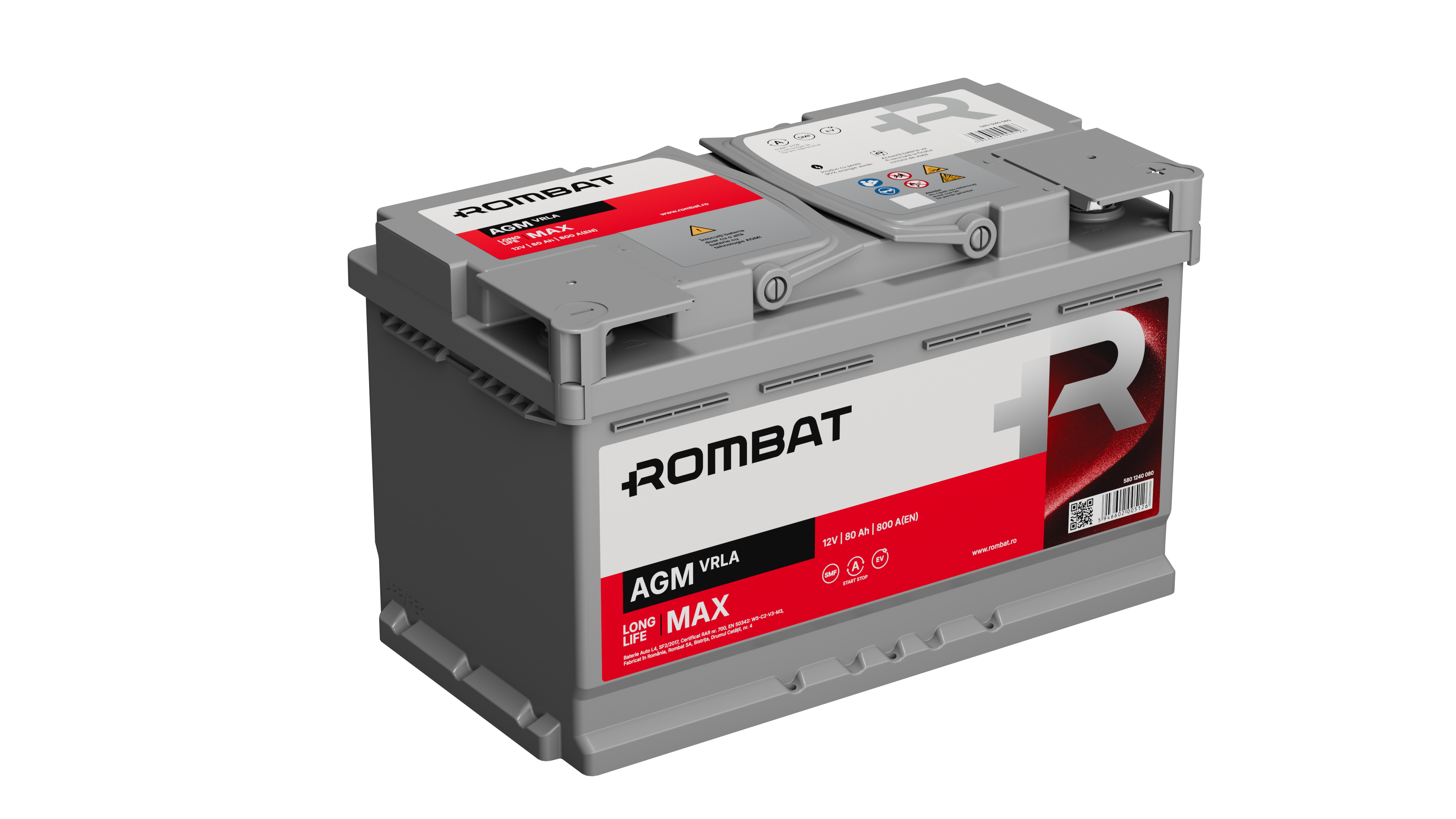 Acumulator Rombat AGM-VRLA 80 Ah Start-Stop - 12119164