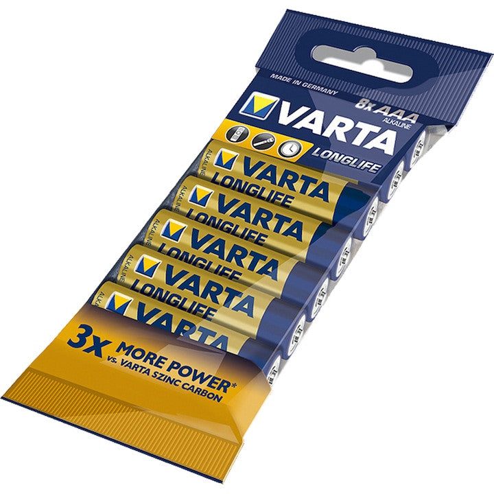 Baterie Varta LongLife AAA 8 buc - 13048355