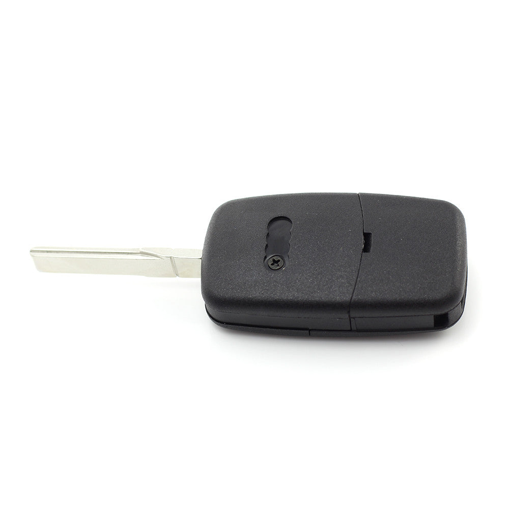 Audi - Carcasa cheie tip briceag, 3 butoane "rotunde"  cu baterie 2032 Carguard - CC033