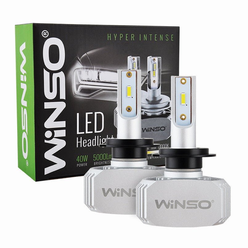 Bec LED x 2 Winso H7 12/24V, 40W, 5000 Lm 6000K, CSP Chip