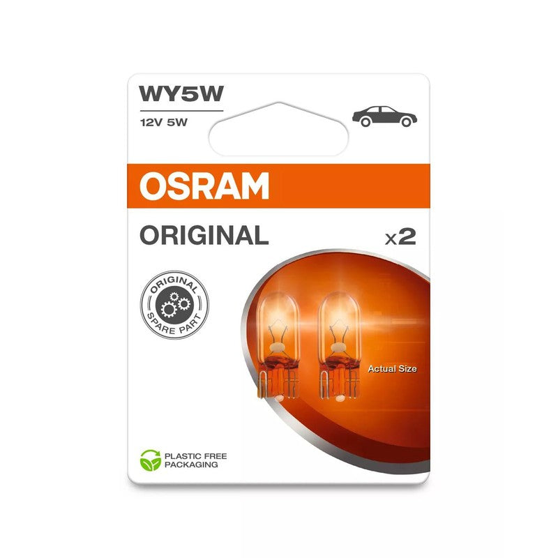 Bec Osram WY5W | 12V - L2.1x9.5d - Set 2 buc - 2827NA2BL