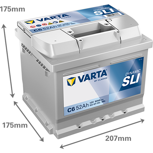 Acumulator Varta SLI Dynamic 52 Ah - 10759558