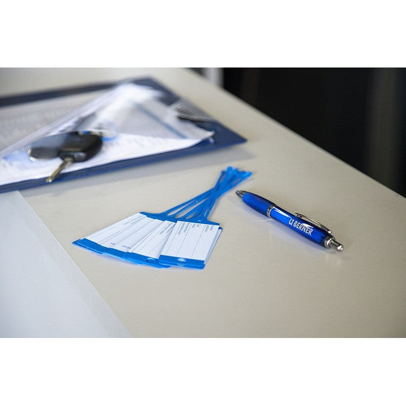 Breloc cu eticheta pentru Chei, culoare Rosu * Set 100 buc * - 032281