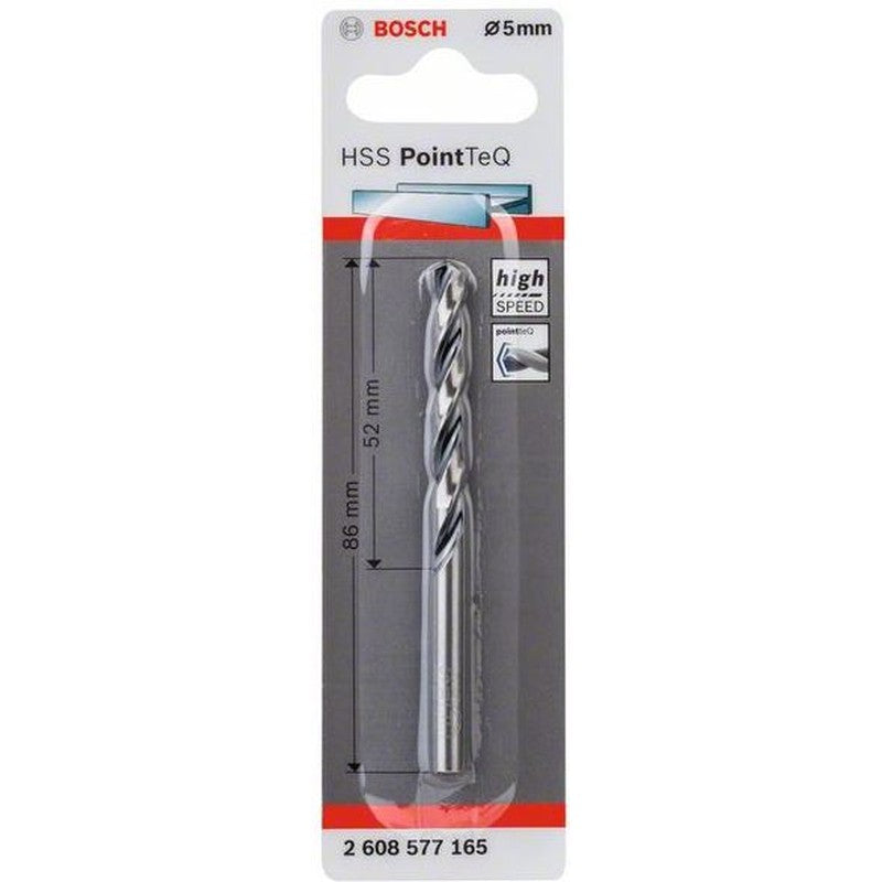 Burghiu spiral HSS PointTeQ de 5,0 mm - 2608577165
