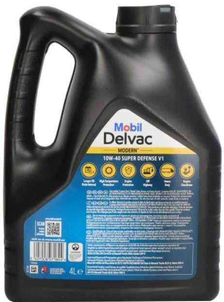 Ulei motor Mobil Delvac Modern 10W40 Super Defense V1 4L - 12290419