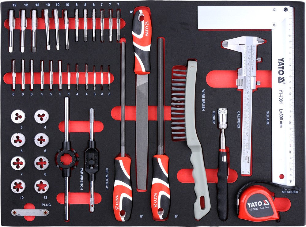 Dulap cu scule profesional 7 sertare echipat complet cu 211 Yato - YT55290