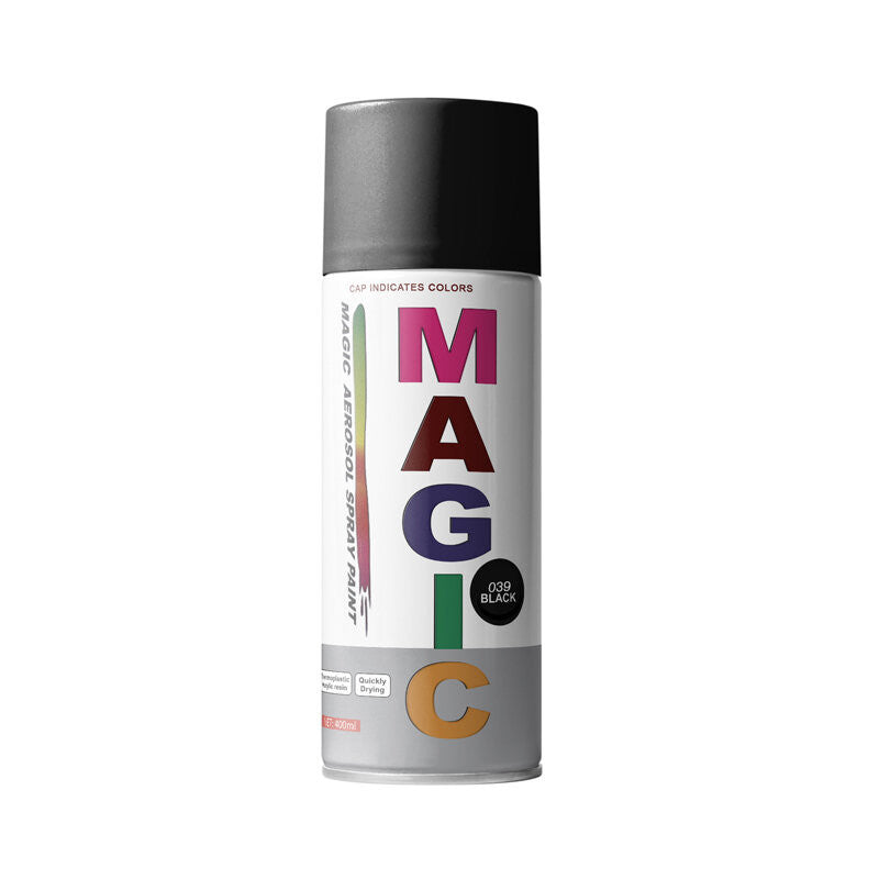 Magic - Vopsea spray Negru Lucios 039 450 ml - 12-166-101