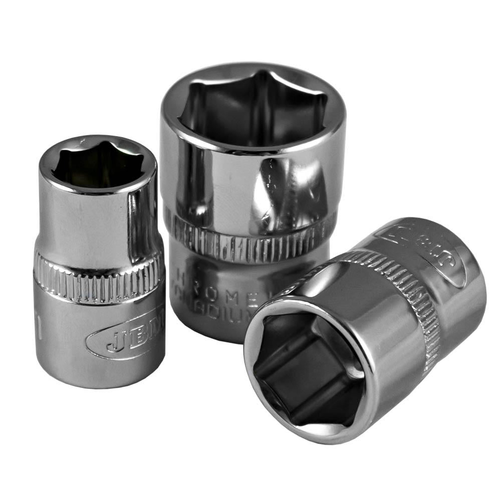 TUBULARA HEXAGONALA CROMATA 3/8` 17 MM JBM