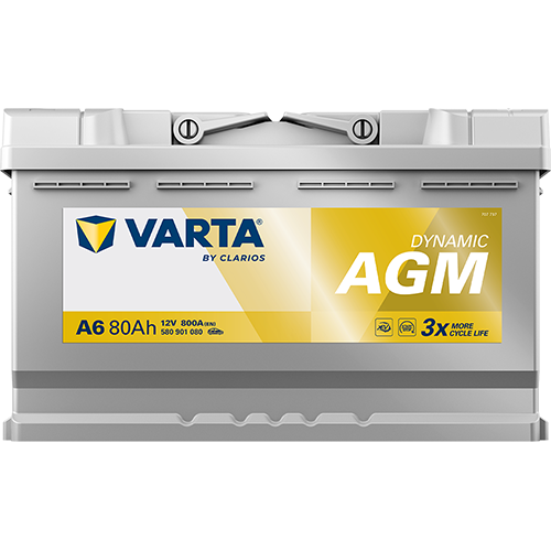 Acumulator Varta Silver Dynamic AGM 80 Ah - 580901080K262