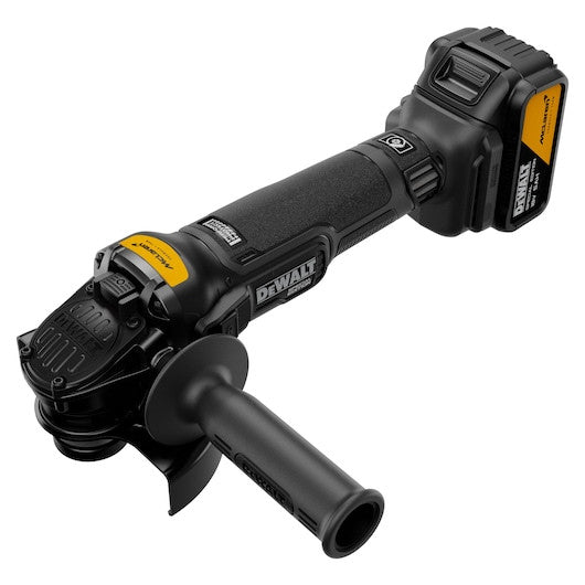 Polizor unghiular, cu motor fără perii DEWALT® x McLaren F1 Team 18V XR® 125 mm - 2 x 5Ah - DCG45MP2TQW