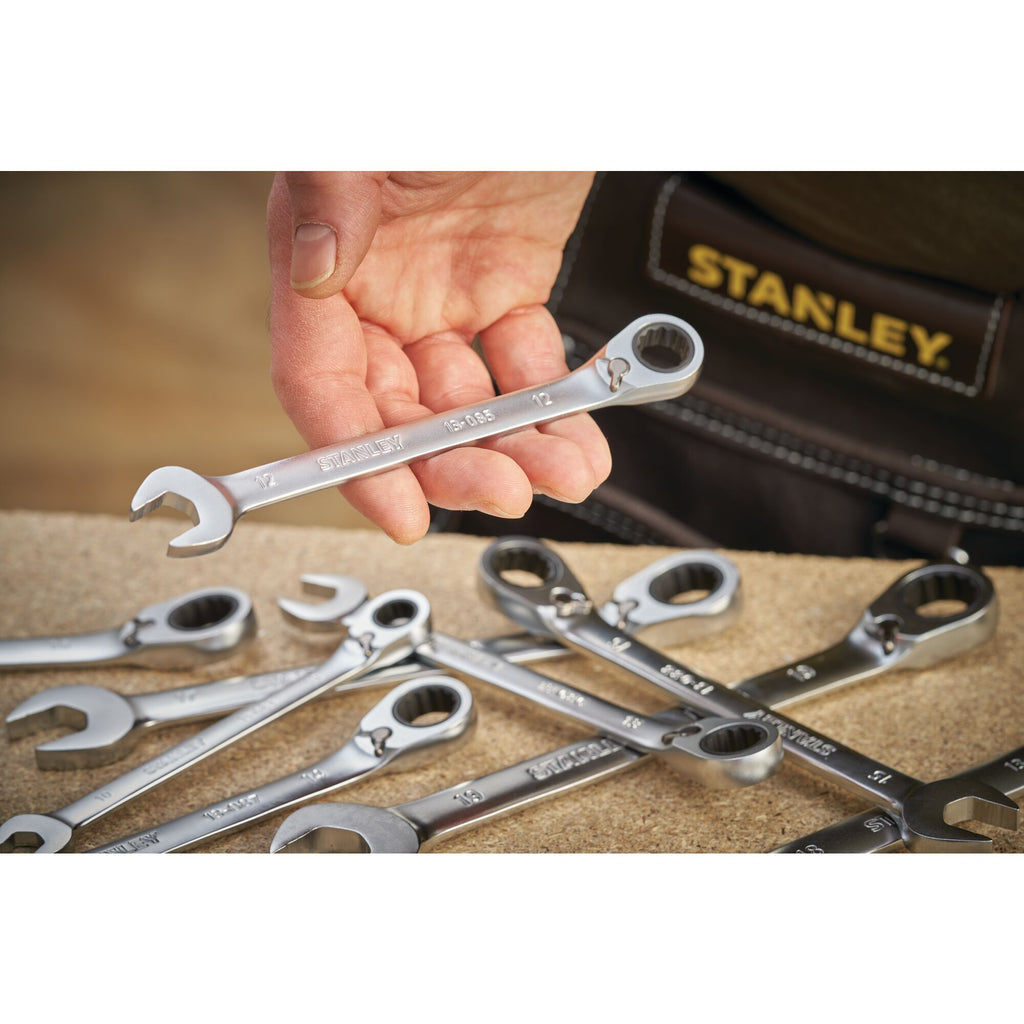 Cheie combinată cu clichet reversibilă anti-alunecare STANLEY® FATMAX® de 10 mm - FMMT130830
