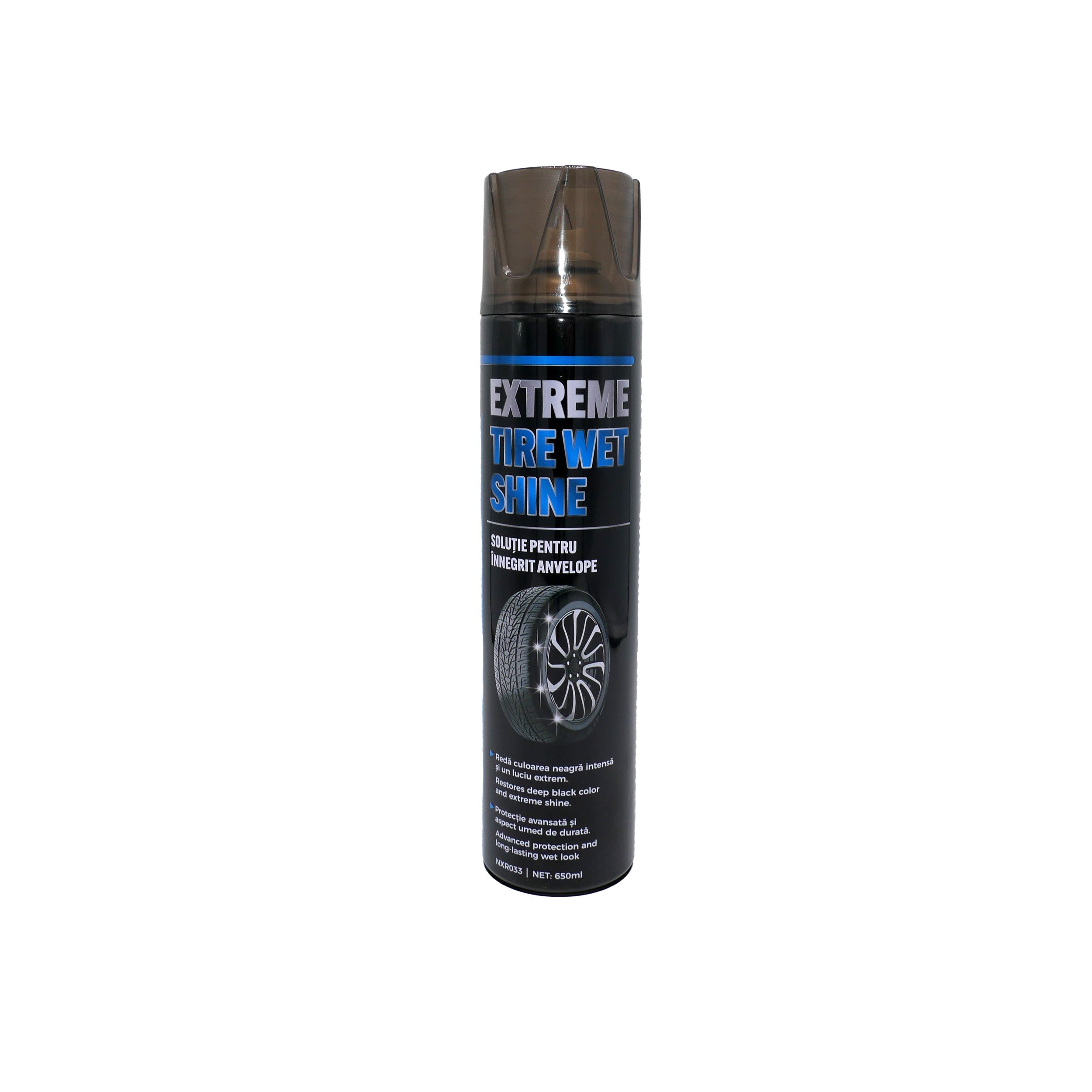 Spray innegrit anvelope pe baza de silicon 650ml NOXARO - NXR033