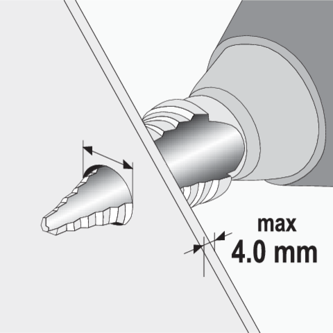 BURGHIU ÎN TREPTE, 4-22MM Yato - YT44741