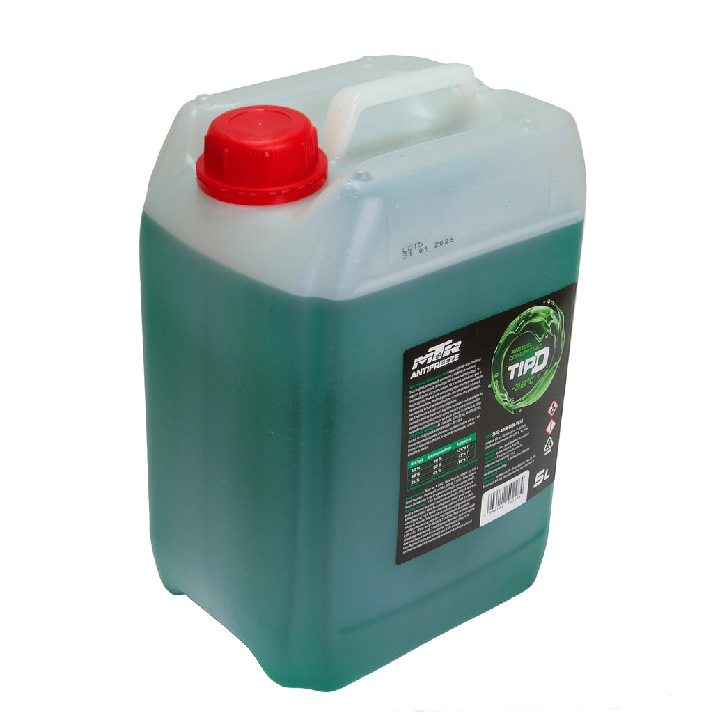 Antigel concentrat MTR Tip D Verde (-72°C) 5L - 800935