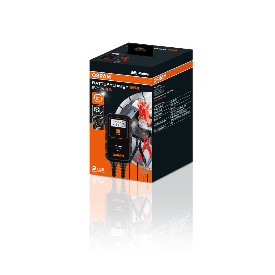 Incarcator baterii Osram 904 6V/12V 4A - OEBCS904