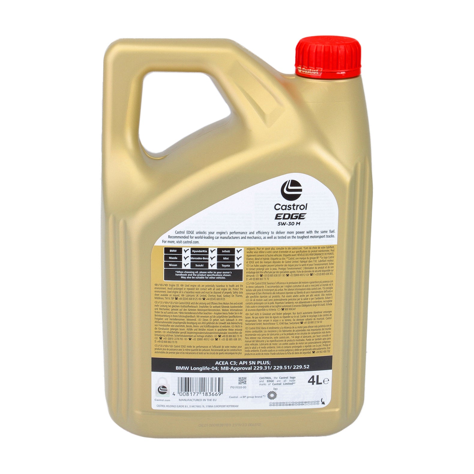 Ulei motor Castrol EDGE 5W30 M 4L - 12182411