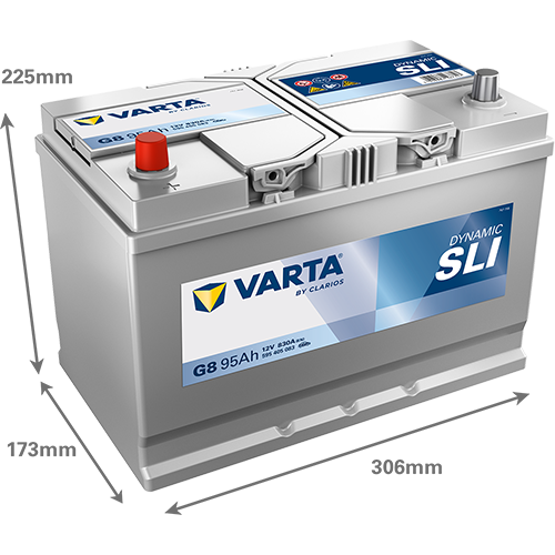 Acumulator Varta SLI Dynamic 95 Ah  [Bornă Inversă] - 595405083K262