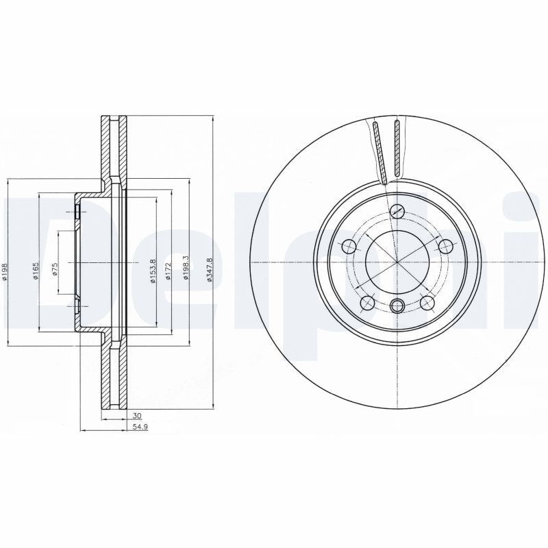 Disc frana BG9063C DELPHI
