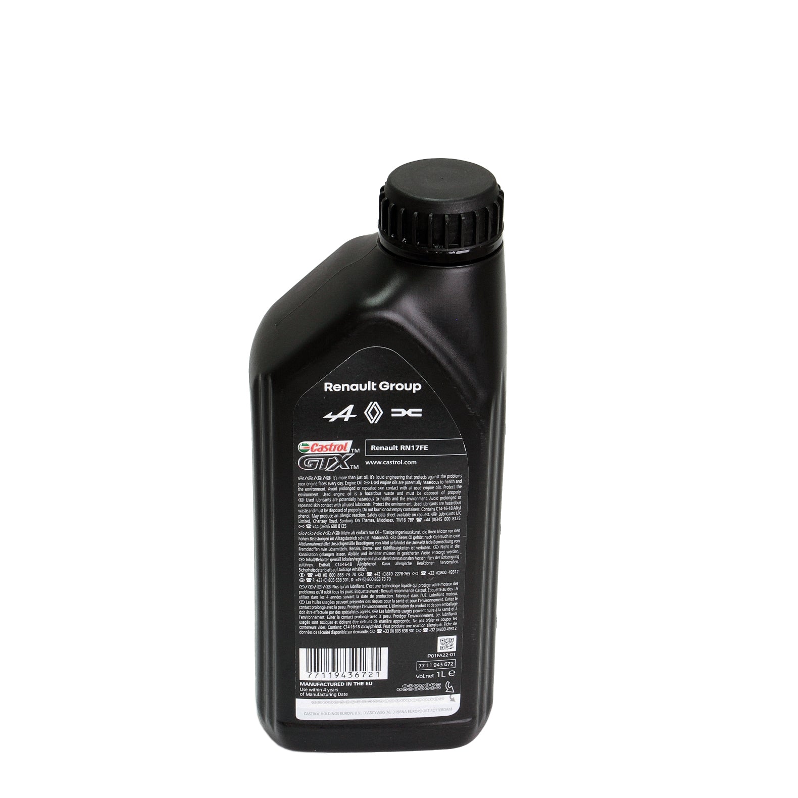 Ulei motor Renault Castrol Rn-Spec 0W20 RN17 FE 1L - 12160655