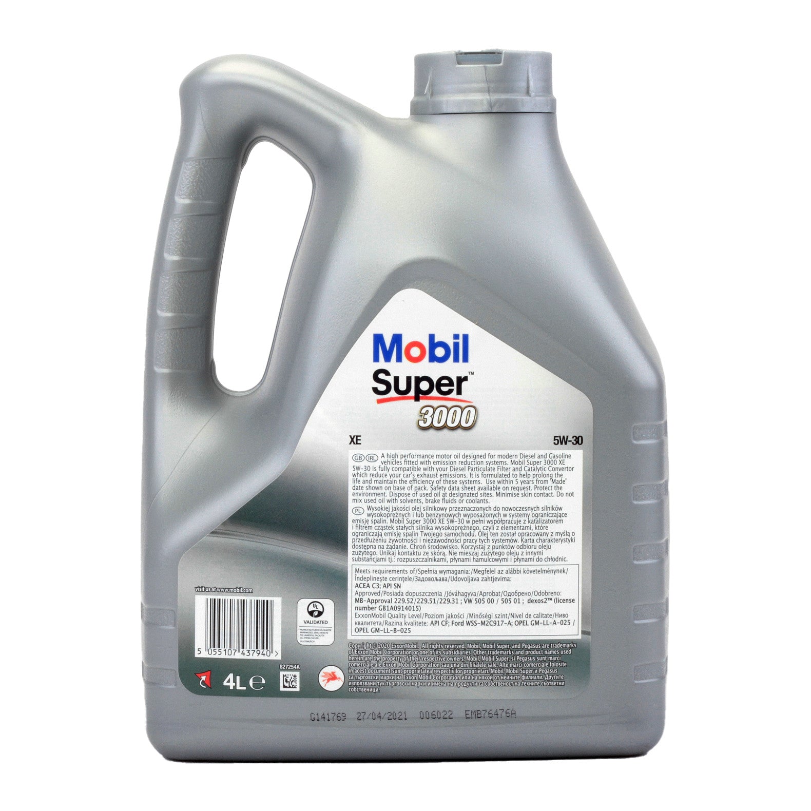 Ulei motor Mobil Super 3000 Xe 5W30 4L - 10464426