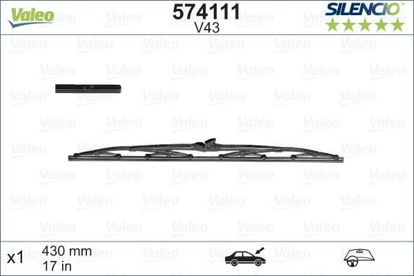Stergator Valeo Silencio 430 mm - 10-141-941