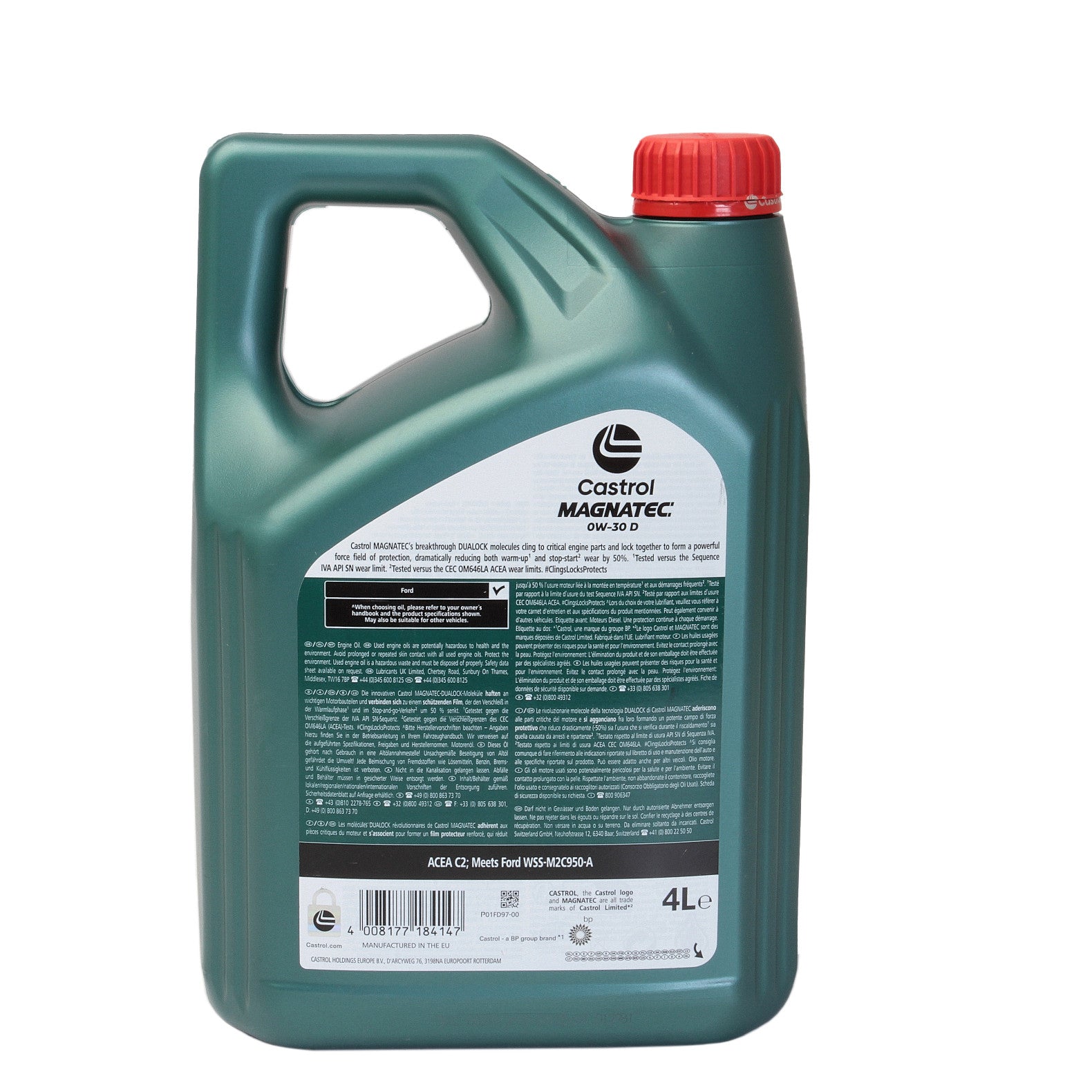 Ulei motor Castrol Magnatec 0W30 D 4L - 15F67B