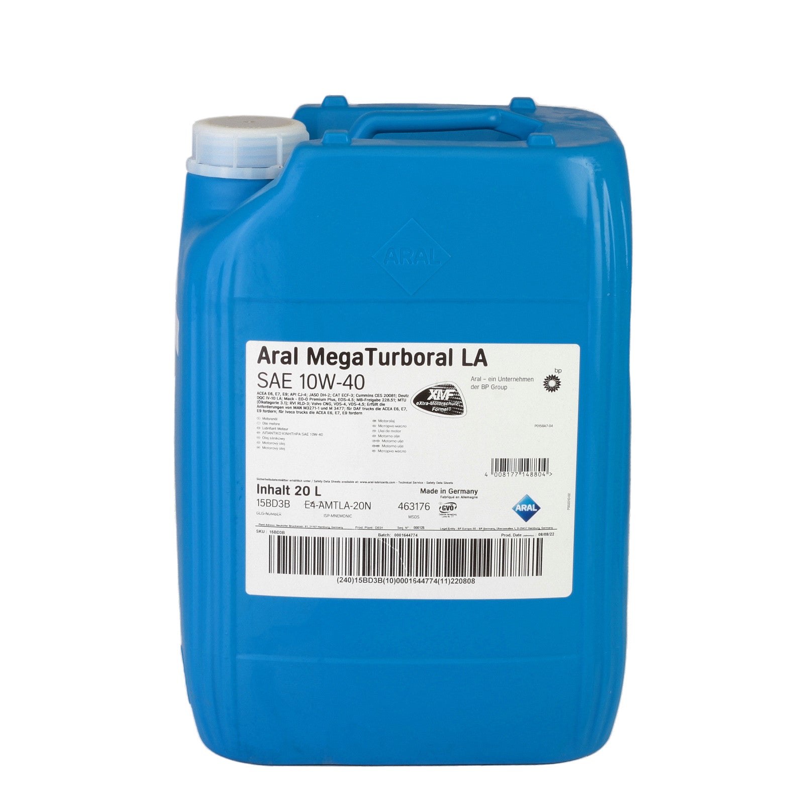 Ulei motor Aral Mega Turboral LA 10W40 20L - 11741846