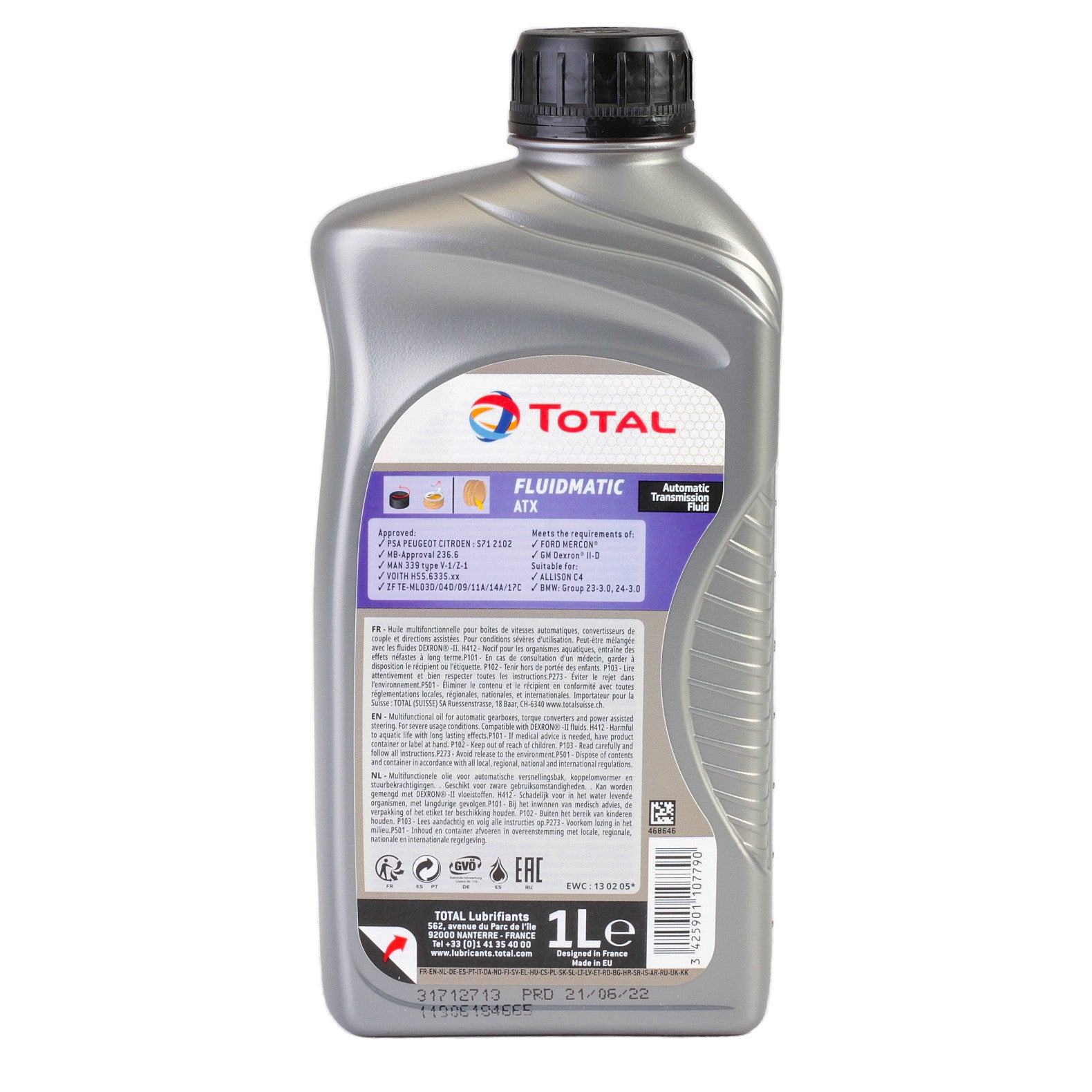 Ulei cutie viteze automată Total FluidMatic  ATX - 10451614