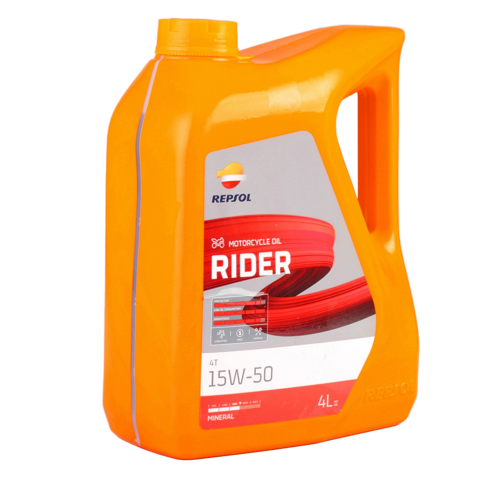 Ulei Repsol Moto Rider 4T 15W50 4L - 12183723