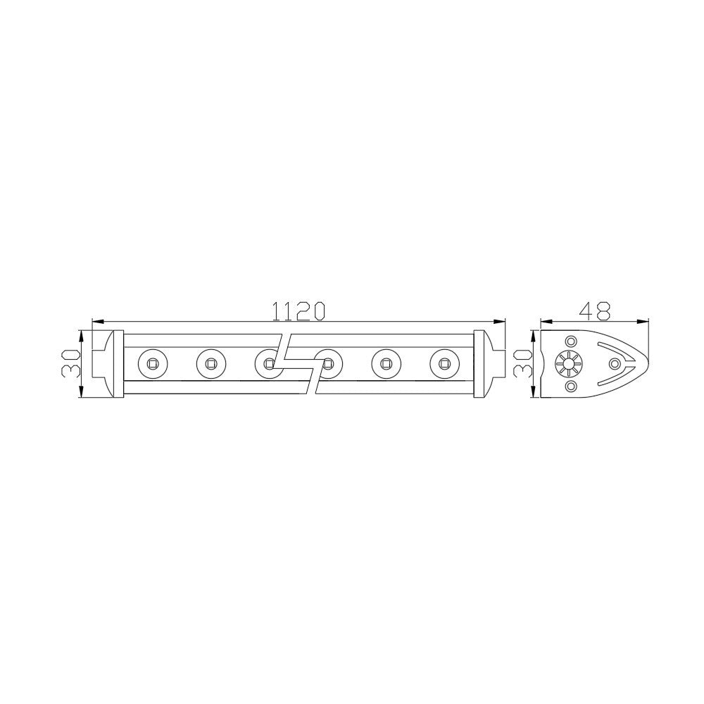 Bară Led Auto Off Road - 126W - 42 SMD LED Carguard - CLL008
