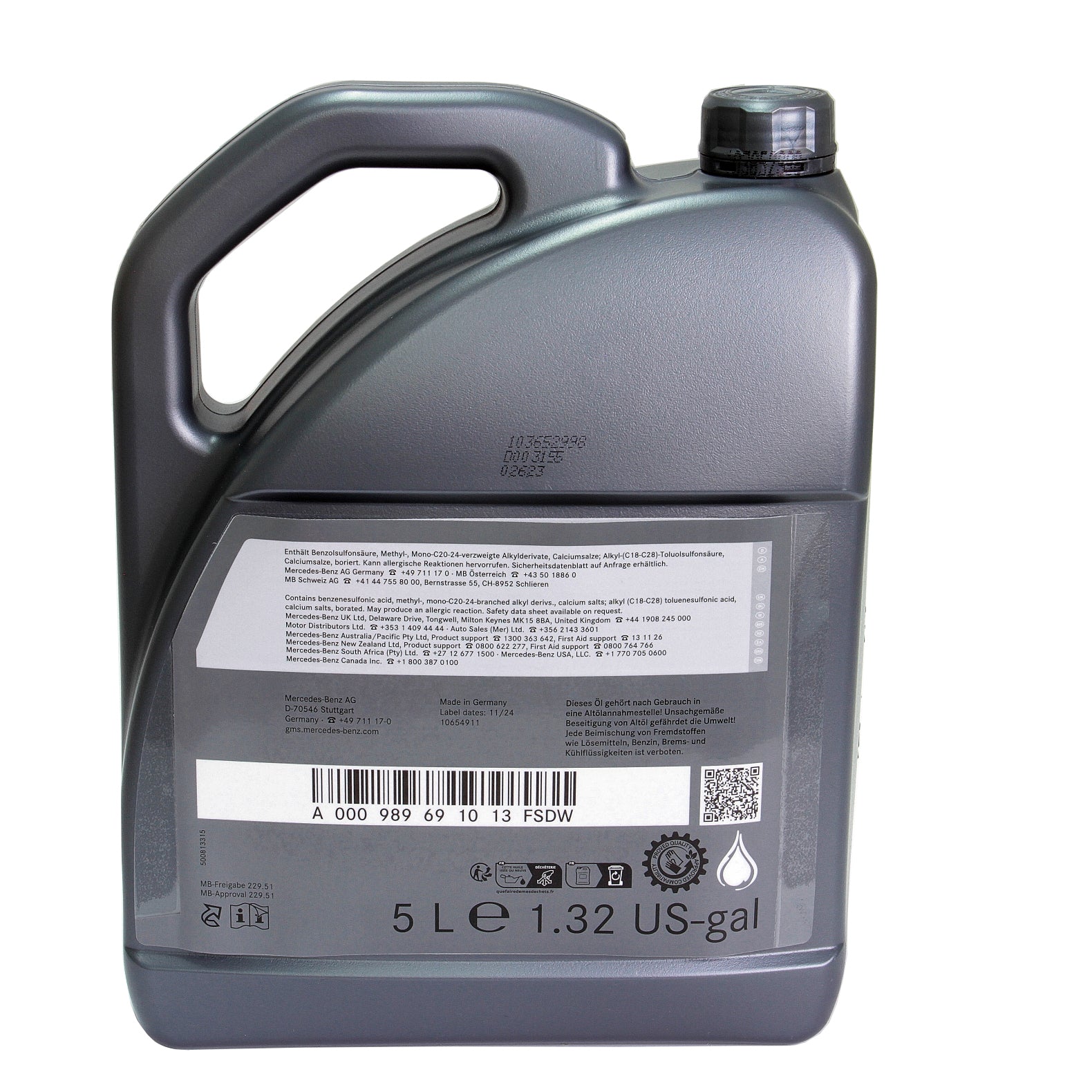 Ulei motor Mercedes StarParts 5W30 (MB 229.51) 5L - A000989691013FSDW