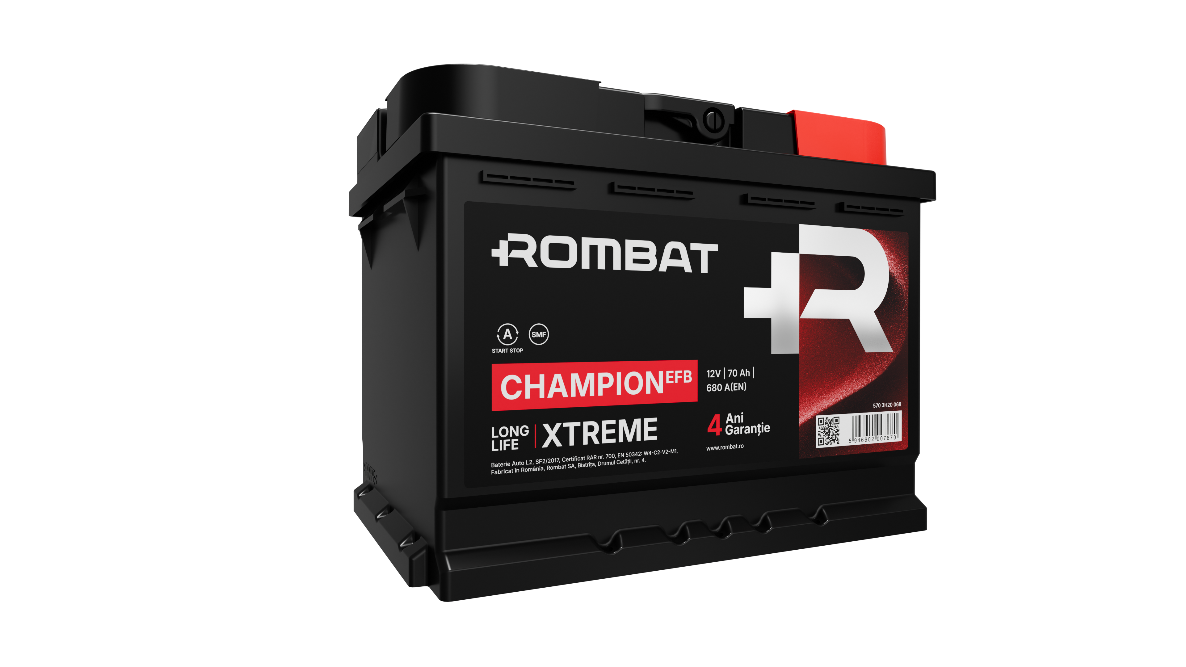 Acumulator Rombat Champion 70 Ah [Start-Stop] - 12171768