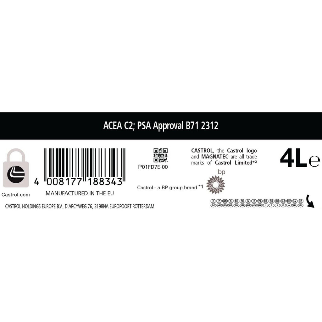 Ulei motor Castrol Magnatec 0W30 C2 4L - 15F6BE