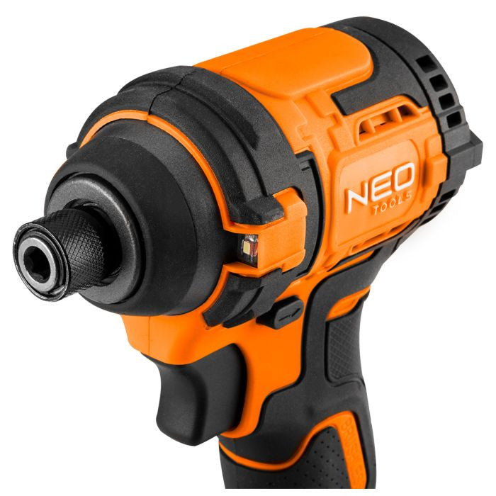 Șurubelniță cu impact fără perii 18V, 300Nm, hex ¼”, compactă, Energy+, fără acumulator Neo Tools - 4612
