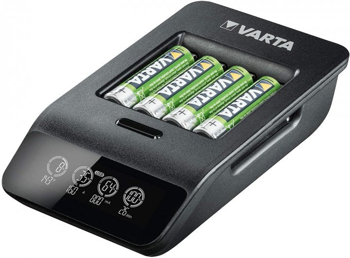 Încărcător VARTA LCD Smart Plus CHARGER+4xAA 2100 mAh (57684101441)