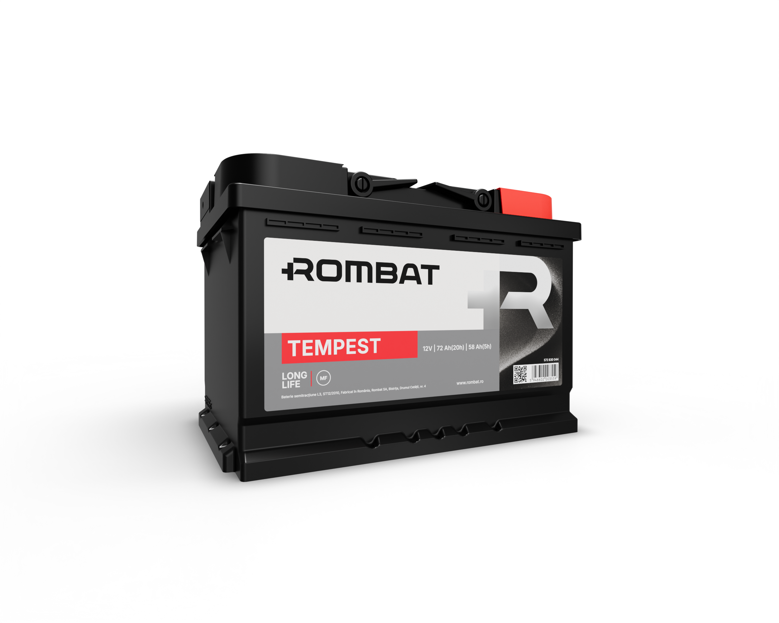 Acumulator Rombat Tempest 72 Ah ● Gama Semitractiune ● - 12140663