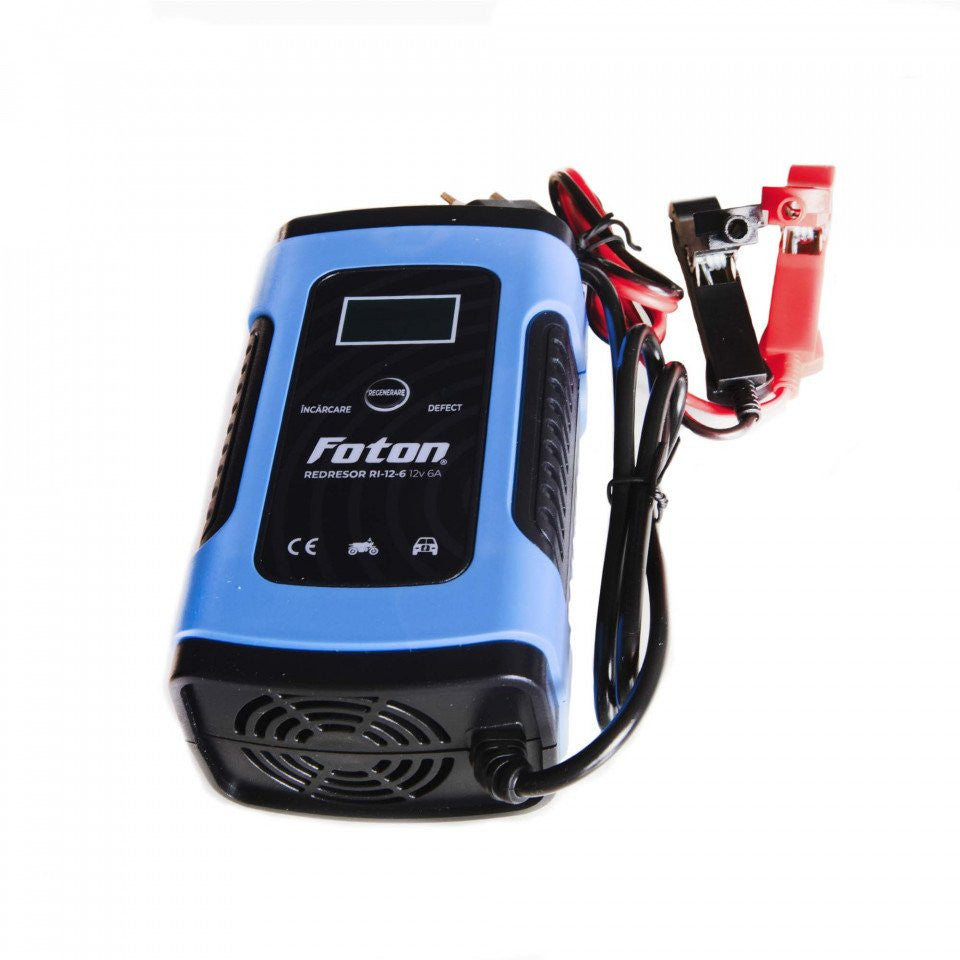 Redresor inteligent Foton RI-12-6 cu desulfatare - 12V/6A - 640052