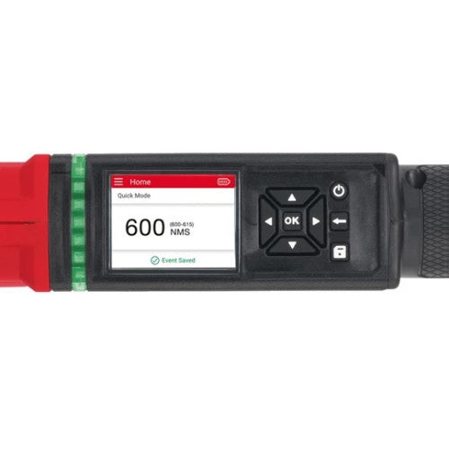 Cheie dinamometrica digitala ONE-KEY™, M12 ONEFTR12-201C, 1/2", 16.9Nm - 203.4Nm cu un acumulator de 12V cu 2Ah si incarcator C12C in valiza de transport Kitbox. Milwaukee - 4933464970