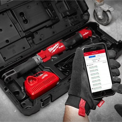 Cheie dinamometrica digitala ONE-KEY™, M12 ONEFTR12-201C, 1/2", 16.9Nm - 203.4Nm cu un acumulator de 12V cu 2Ah si incarcator C12C in valiza de transport Kitbox. Milwaukee - 4933464970